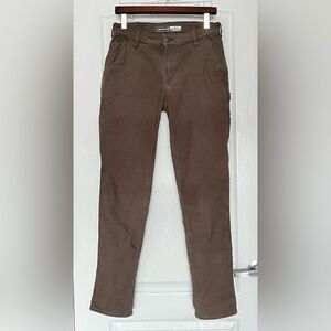 Carhartt Women’s Rugged Flex Relaxed Fit Canvas Work Pants, 4 Utility Workwear
